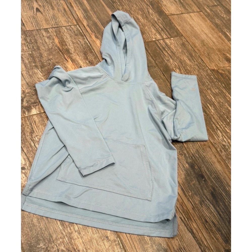 All in Motion Girls Light Blue Activewear Hoodie Performance 4/5